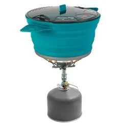 Sea To Summit X-Pot 2.8L -Women's Jackets Sales Store 110 xpot med blue on stove 90345.1646269828