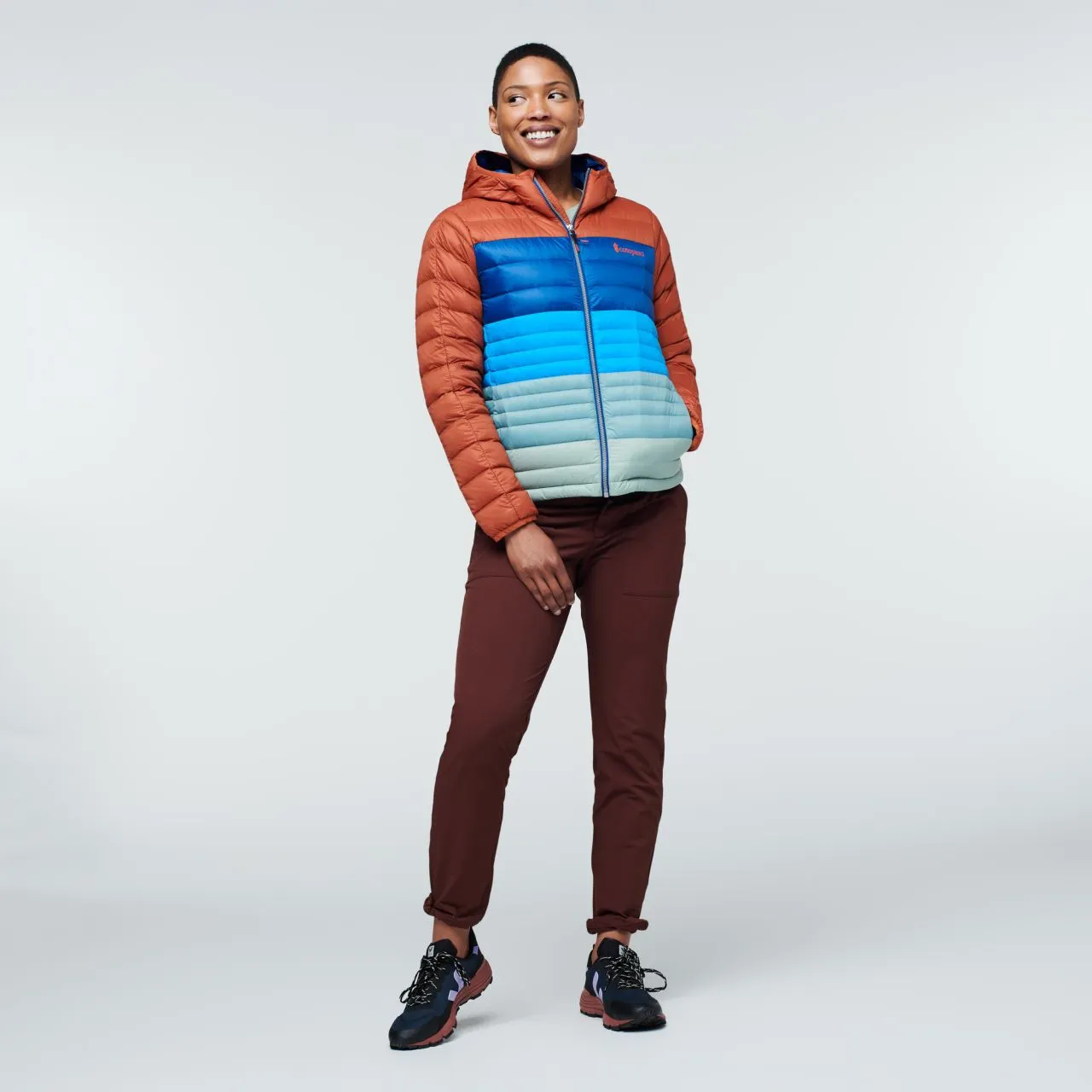 Cotopaxi Fuego Down Hooded Jacket Colorblock - Women's (Fall 2022) 5 Cotopaxi Fuego Down Hooded Jacket Colorblock - Women's (Fall 2022) - Image 5