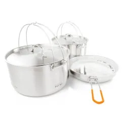 GSI Outdoors Glacier Stainless Troop Cookset