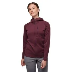 Black Diamond Coefficient Fleece Hoody - Women's -Women's Jackets Sales Store 744021 5016 W COEFFICIENT HOODY Blackberry 02 rsz 09871.1660167893