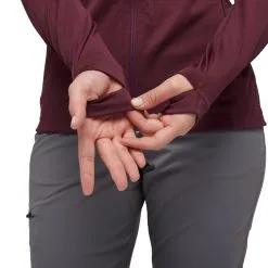 Black Diamond Coefficient Fleece Hoody - Women's -Women's Jackets Sales Store 744021 5016 W COEFFICIENT HOODY Blackberry 05 rsz 90387.1660167893