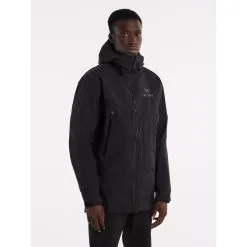 Arc'teryx Beta Long Jacket - Men's -Women's Jackets Sales Store Beta Long Jacket Black Front View rsz 15384.1674858226