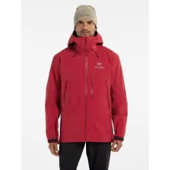 Arc'teryx Beta SV Jacket - Men's -Women's Jackets Sales Store Beta SV Jacket Bordeaux Front View rsz 52411.1674857169