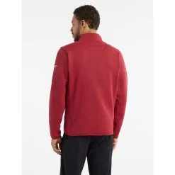 Arc'teryx Covert Cardigan - Men's (Fall 2022) -Women's Jackets Sales Store Covert Cardigan Bordeaux Heather Back View rsz 30867.1671052278.1280.1280 95907.1675356208