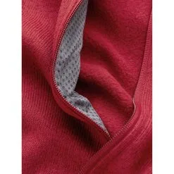 Arc'teryx Covert Cardigan - Men's -Women's Jackets Sales Store Covert Cardigan Bordeaux Heather Fabric Detail rsz 91781.1672788142
