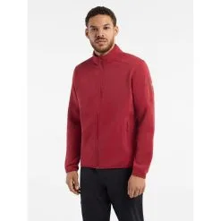 Arc'teryx Covert Cardigan - Men's (Fall 2022) -Women's Jackets Sales Store Covert Cardigan Bordeaux Heather Front View rsz 72908.1671052278.1280.1280 42884.1675356047