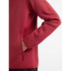 Arc'teryx Covert Cardigan - Men's -Women's Jackets Sales Store Covert Cardigan Bordeaux Heather Pocket Detail rsz 27157.1672788141