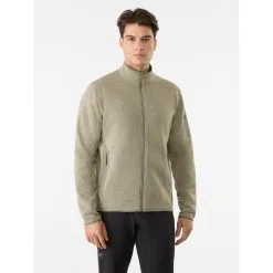 Arc'teryx Covert Cardigan - Men's (Fall 2022) -Women's Jackets Sales Store Covert Cardigan Forage Heather Front View rsz 71486.1671052278.1280.1280 15269.1675356208
