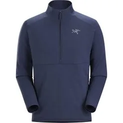 Arc'teryx Kyanite AR 1/2 Zip - Men's -Women's Jackets Sales Store Kyanite AR 1 2 Zip Neck Black Sapphire rsz 85944.1675106953