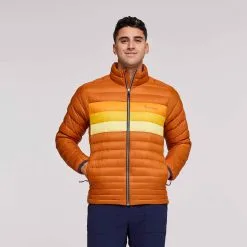Cotopaxi Fuego Down Jacket - Men's -Women's Jackets Sales Store S23 M Fuego Down Jacket Mezcal Flame Stripes 2 98525.1674000236