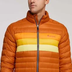 Cotopaxi Fuego Down Jacket - Men's -Women's Jackets Sales Store S23 M Fuego Down Jacket Mezcal Flame Stripes 5 00333.1674000237